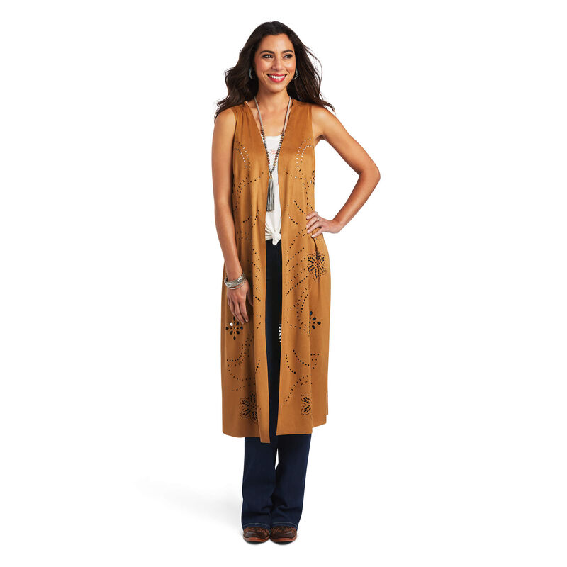 Ariat Weste Damen - Magdalena Suede Braun ( BOQFS-8261 )